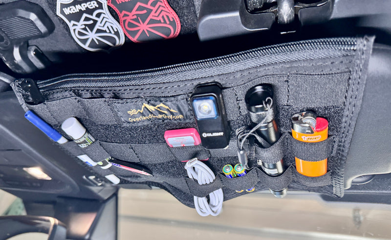 Load image into Gallery viewer, Bronco MOLLE Visor Organizer - Ford Bronco Visor

