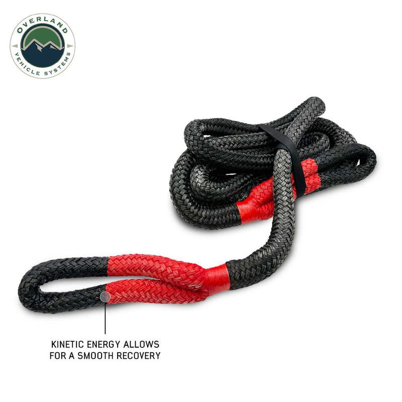 Load image into Gallery viewer, Overland Vehicle Systems Brute Kinetic Recovery Rope With Storage Bag
