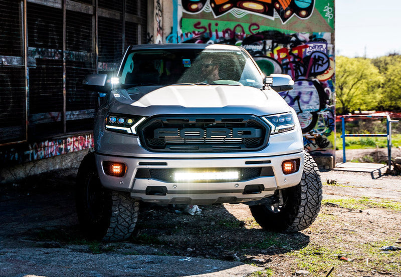 Load image into Gallery viewer, 22" Bumper Hidden LED Light Bar Brackets Kit For 2019-2022 Ford Ranger
