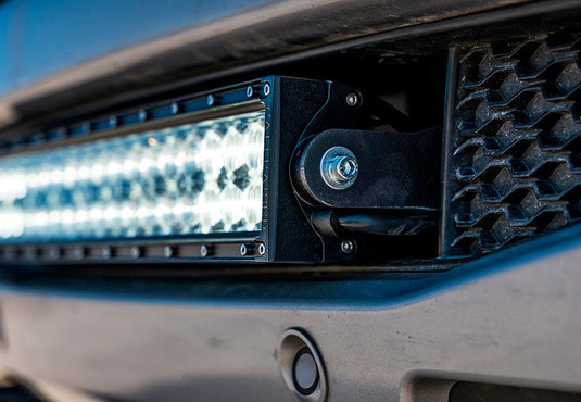 22" Bumper Hidden LED Light Bar Brackets Kit For 2019-2022 Ford Ranger