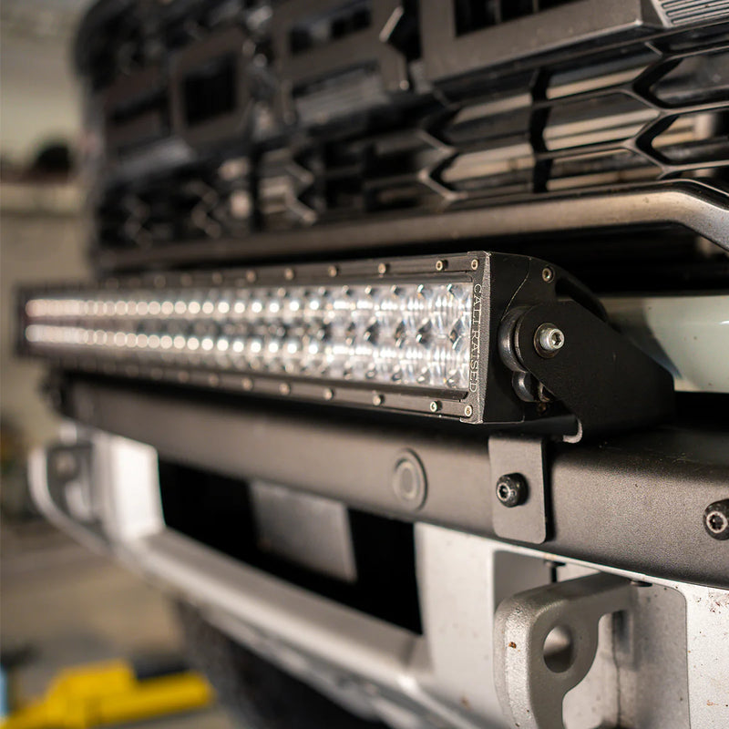 Load image into Gallery viewer, Cali Raised LED Bumper Light Bar Mount For 2021+ Ford Bronco Raptor
