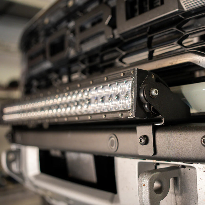 Load image into Gallery viewer, Cali Raised LED Bumper Light Bar Mount For 2021+ Ford Bronco Raptor
