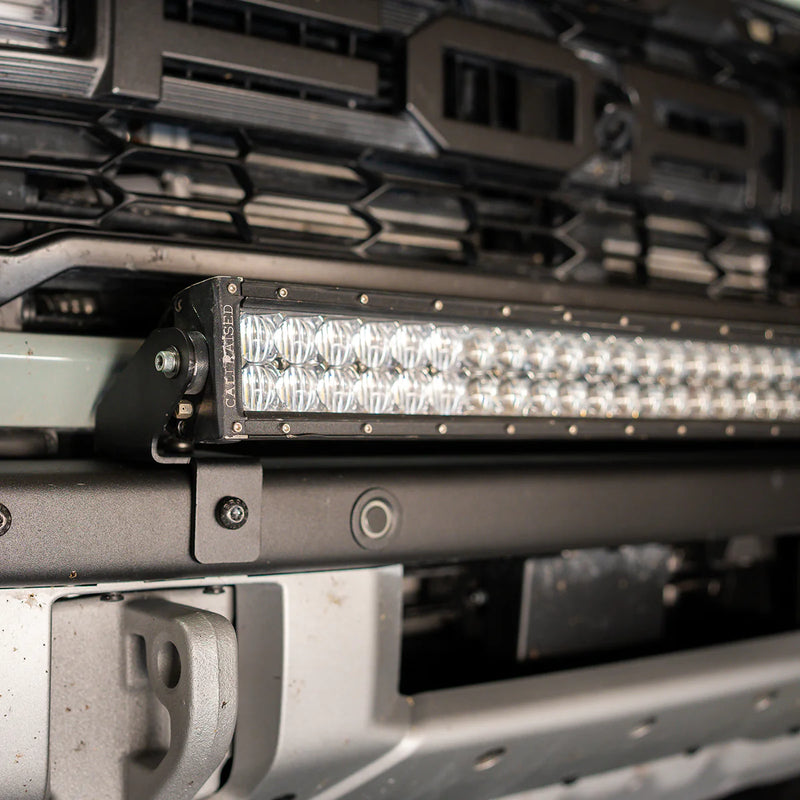 Load image into Gallery viewer, Cali Raised LED Bumper Light Bar Mount For 2021+ Ford Bronco Raptor
