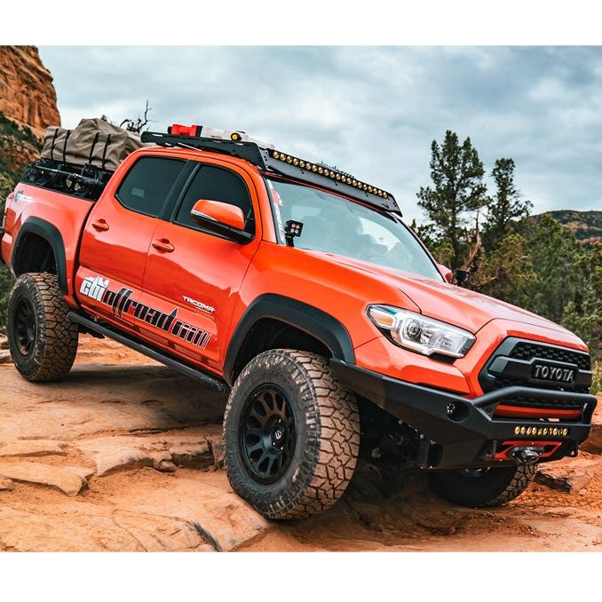 Load image into Gallery viewer, CBI Off Road Toyota Tacoma Classic Bolt-On Rock Sliders 2005- Current
