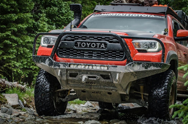 Load image into Gallery viewer, CBI Off Road Toyota Tacoma 3rd Gen Adventure Front Bumper 2016-2022
