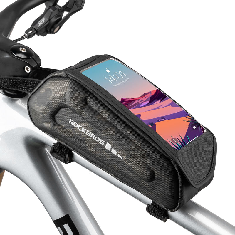 Load image into Gallery viewer, ROCKBROS Bike Bag Under 6.8” Bicycle Accessories Pouch, EVA Waterproof
