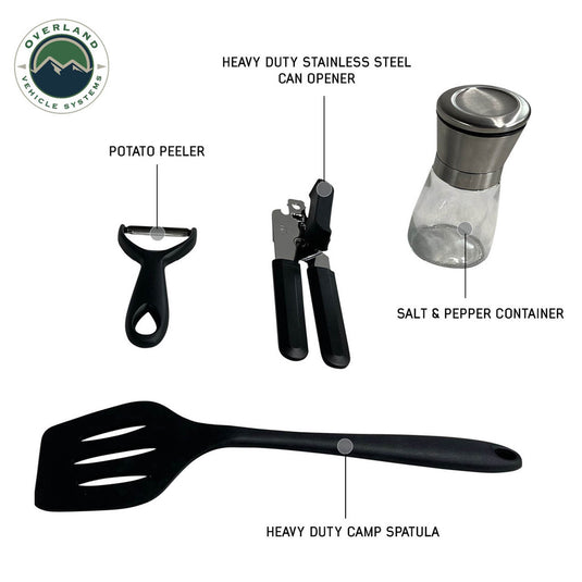 Overland Vehicle Systems CP Duty 39 Piece Glamping Kitchen System