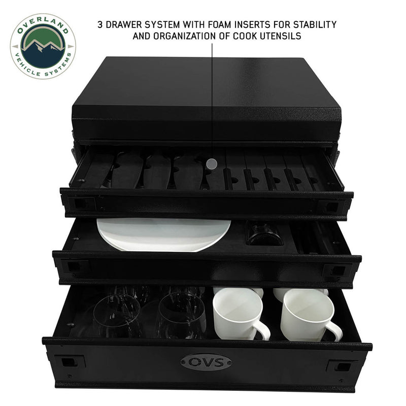 Load image into Gallery viewer, Overland Vehicle Systems CP Duty 39 Piece Glamping Kitchen System
