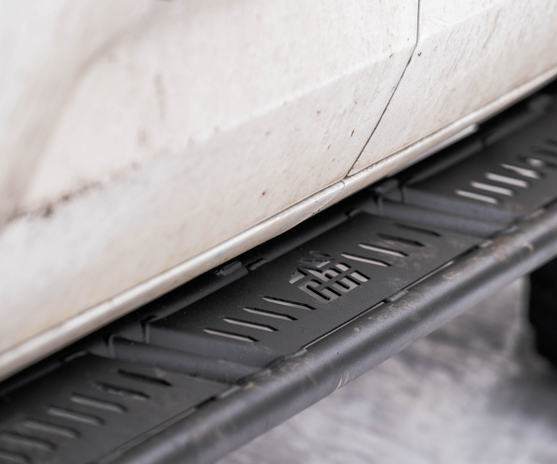 Load image into Gallery viewer, CBI Off Road Toyota Tundra Overland Rock Sliders | 2022-2026
