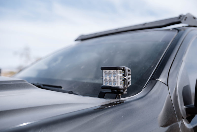 Load image into Gallery viewer, Low Profile Ditch Light Brackets Kit For 2015-2022 Chevy Colorado/Canyon
