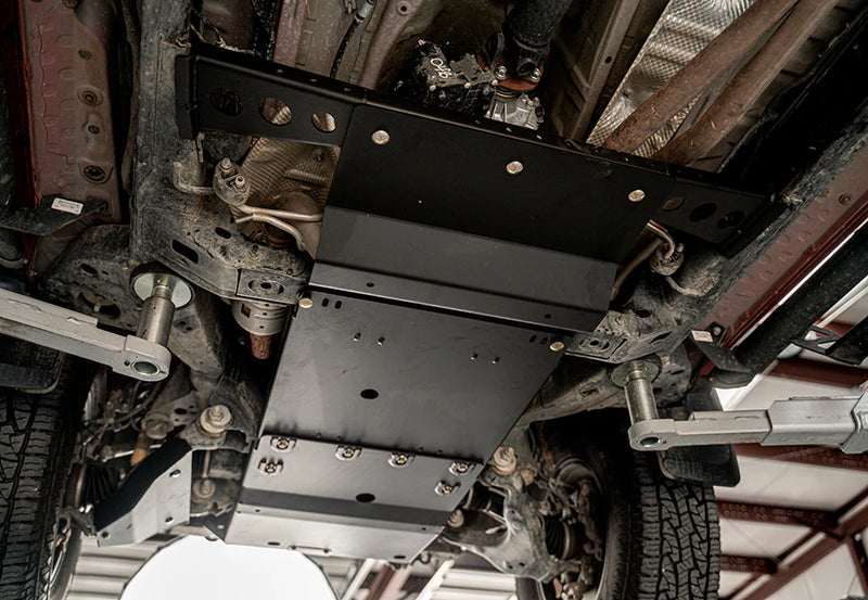 Load image into Gallery viewer, Cali Raised LED Transfer Case Skid Plate For 2005-2015 Toyota Tacoma
