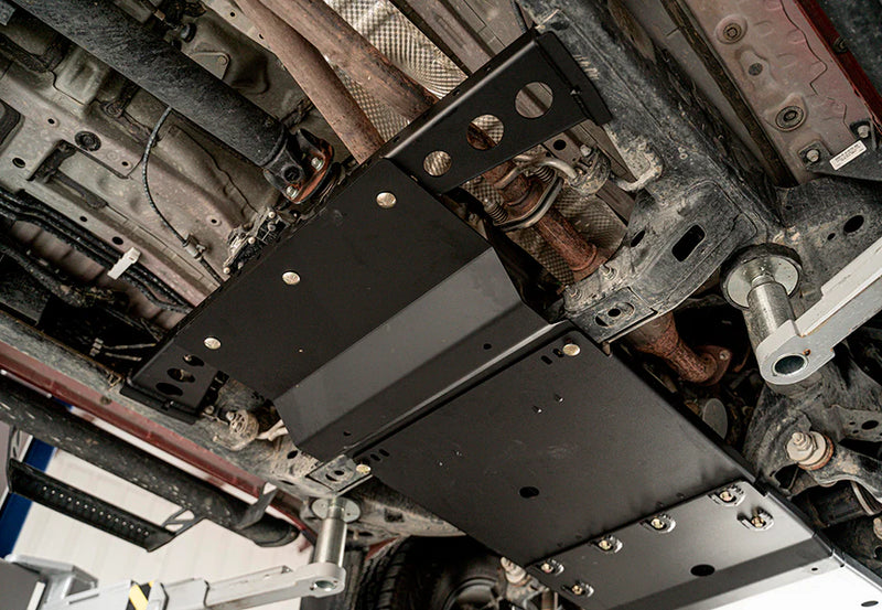 Load image into Gallery viewer, Cali Raised LED Transfer Case Skid Plate For 2005-2015 Toyota Tacoma
