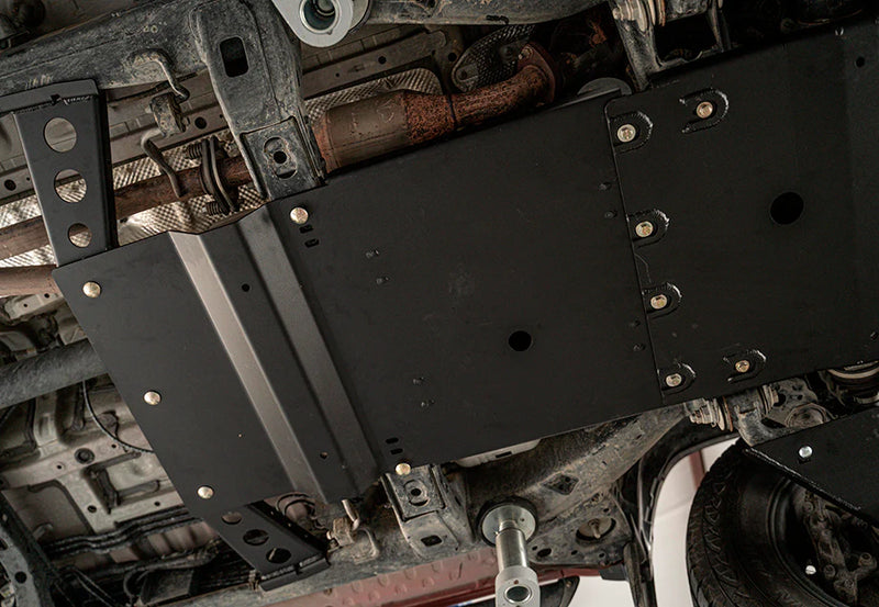 Load image into Gallery viewer, Cali Raised LED Transfer Case Skid Plate For 2005-2015 Toyota Tacoma
