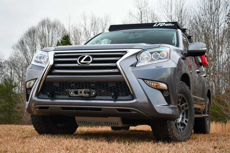 Load image into Gallery viewer, LFD Off Road Adjustable Hidden Winch Mount with Recovery Points - GX460
