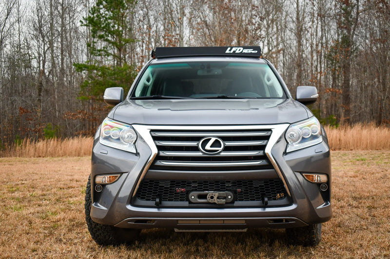 Load image into Gallery viewer, LFD Off Road Adjustable Hidden Winch Mount with Recovery Points - GX460
