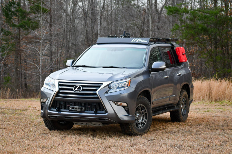 Load image into Gallery viewer, LFD Off Road Adjustable Hidden Winch Mount with Recovery Points - GX460
