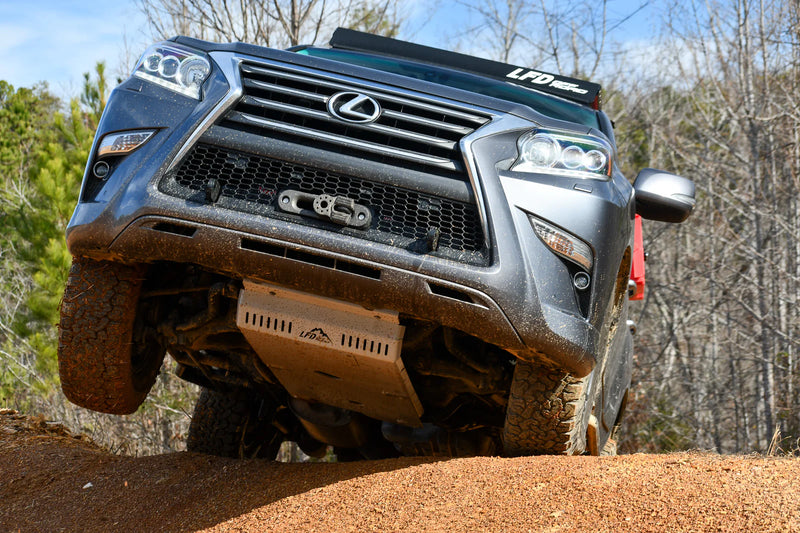 Load image into Gallery viewer, LFD Off Road Adjustable Hidden Winch Mount with Recovery Points - GX460
