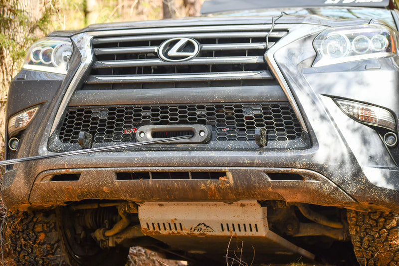 Load image into Gallery viewer, LFD Off Road Adjustable Hidden Winch Mount with Recovery Points - GX460
