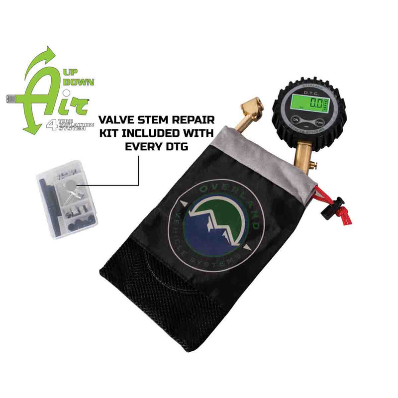 Load image into Gallery viewer, OVS Digital Tire Gauge with Valve Kit &amp; Storage Bag
