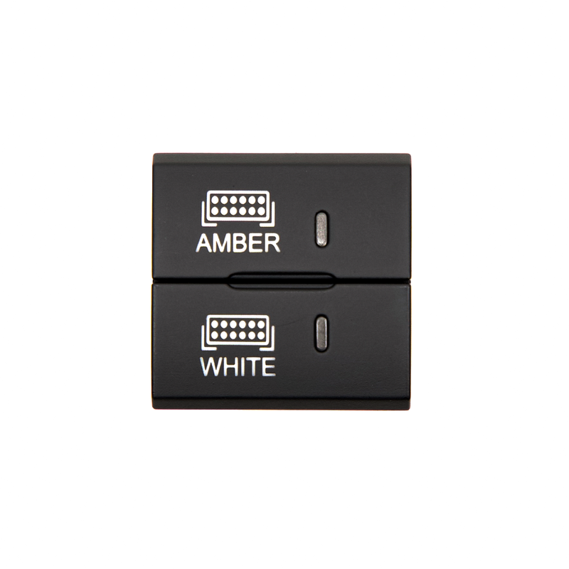 Load image into Gallery viewer, Square Style Dual Function Toyota OEM Style "AMBER &amp; WHITE" Switch
