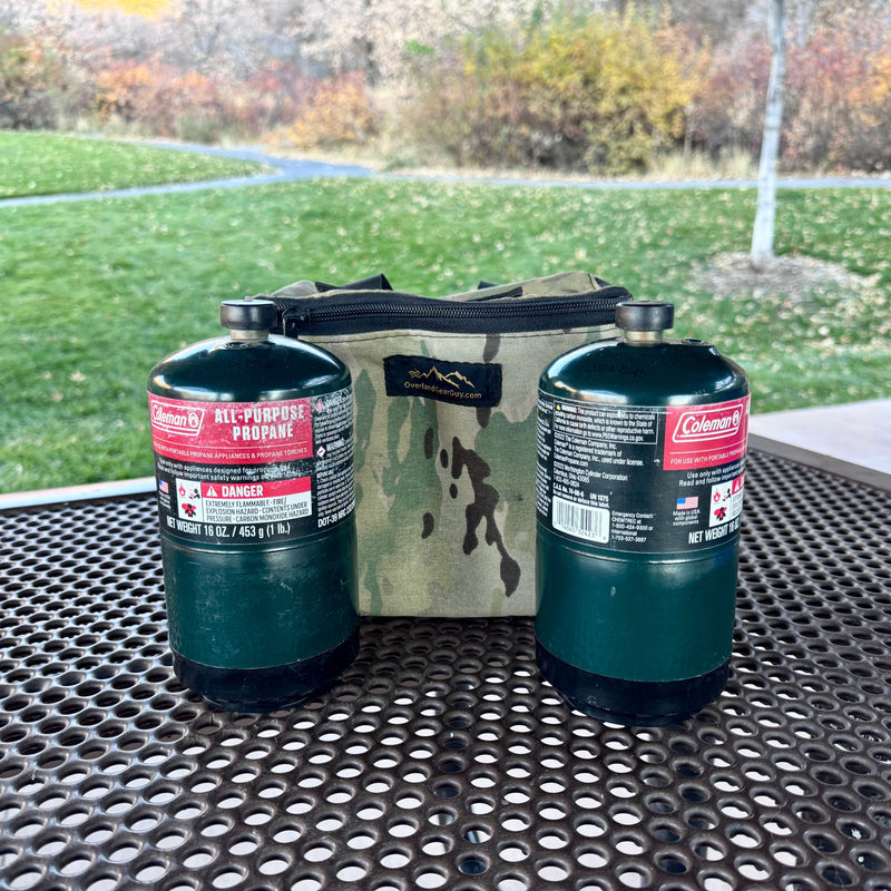 Load image into Gallery viewer, Dual Propane Bottle Pouch
