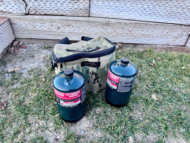 Load image into Gallery viewer, Dual Propane Bottle Pouch
