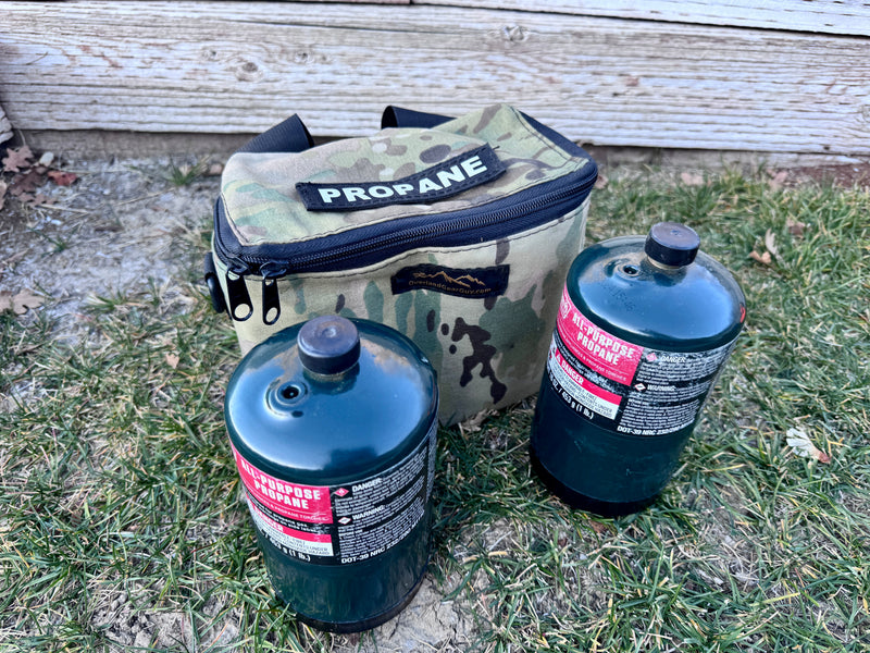 Load image into Gallery viewer, Dual Propane Bottle Pouch
