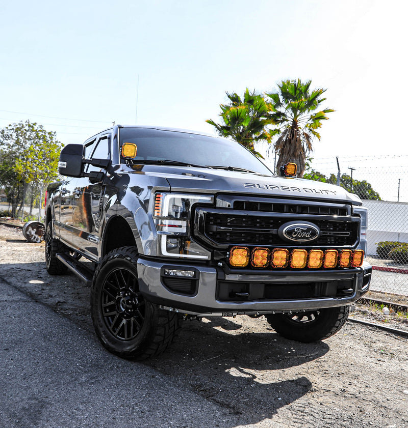 Load image into Gallery viewer, 2011+ F250 / F350 Superduty 8 Light Bumper Mount Kit

