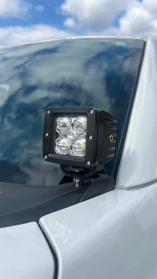 Fishbone Offroad Hood Light Pod Bracket for 2015-2023 F150/Raptor