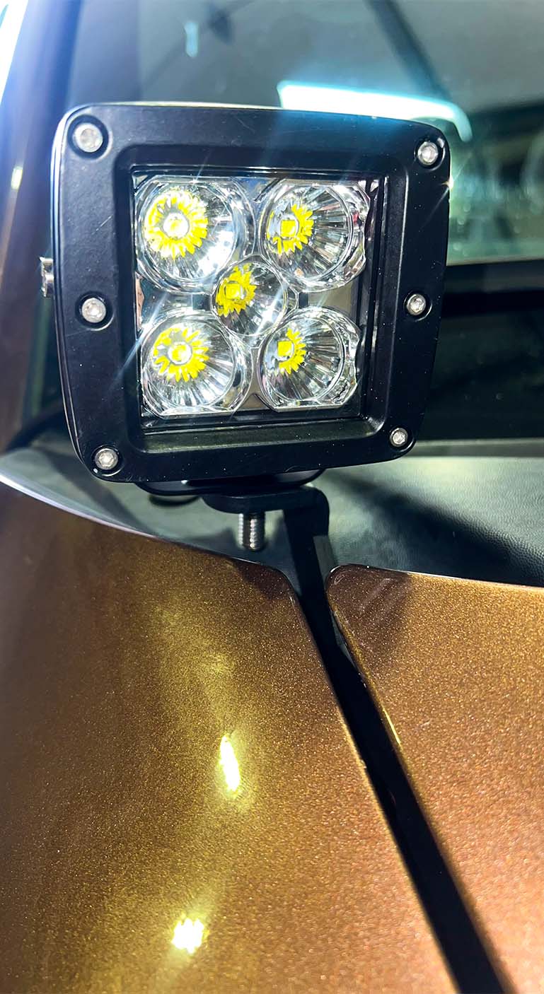 Load image into Gallery viewer, Fishbone Offroad Hood Light Pod Bracket for 2004-2014 Ford F-150 and 2010-2014 Ford Raptor
