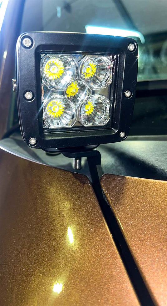 Fishbone Offroad Hood Light Pod Bracket for 2004-2014 Ford F-150 and 2010-2014 Ford Raptor