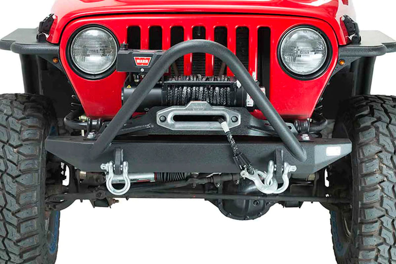 Load image into Gallery viewer, Fishbone Offroad 1997-2006 TJ Wrangler Piranha Front Bumper with Stinger
