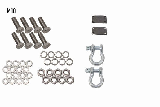 Fishbone Offroad Barracuda D-ring Mount Set For 2007 & Up Jeep Wrangler & 2020-Current Jeep Gladiator