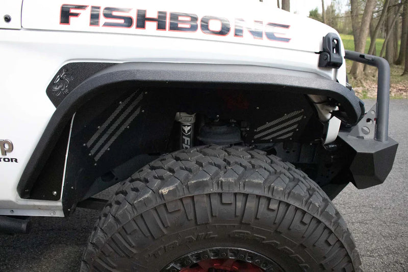 Load image into Gallery viewer, Fishbone Offroad Front Steel Elite Fenders for 2018-Current Jeep Wrangler &amp; 2020-Current Jeep Gladiator
