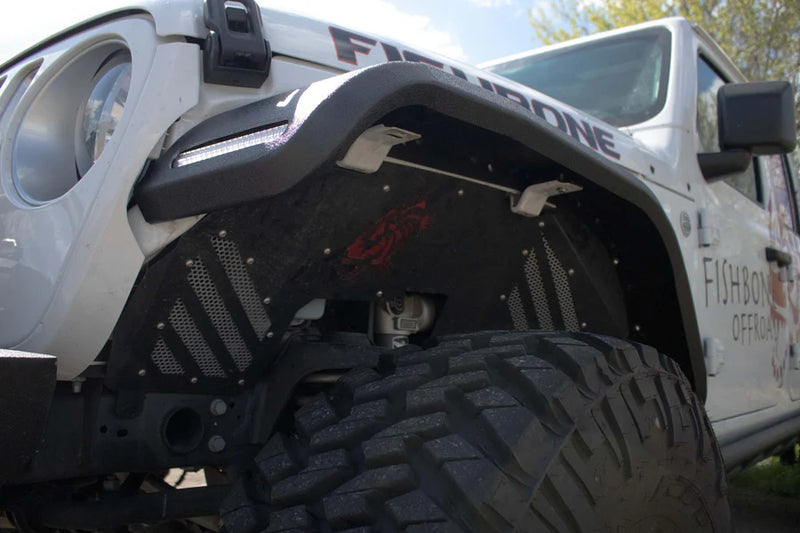 Load image into Gallery viewer, Fishbone Offroad 2018-Current Jeep Wrangler JL, JLU &amp; 2020-Current Jeep JT Gladiator Aluminum Elite Front Fenders

