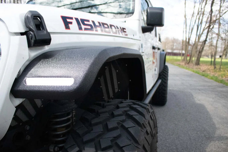 Load image into Gallery viewer, Fishbone Offroad 2018-Current Jeep Wrangler JL, JLU &amp; 2020-Current Jeep JT Gladiator Aluminum Elite Front Fenders
