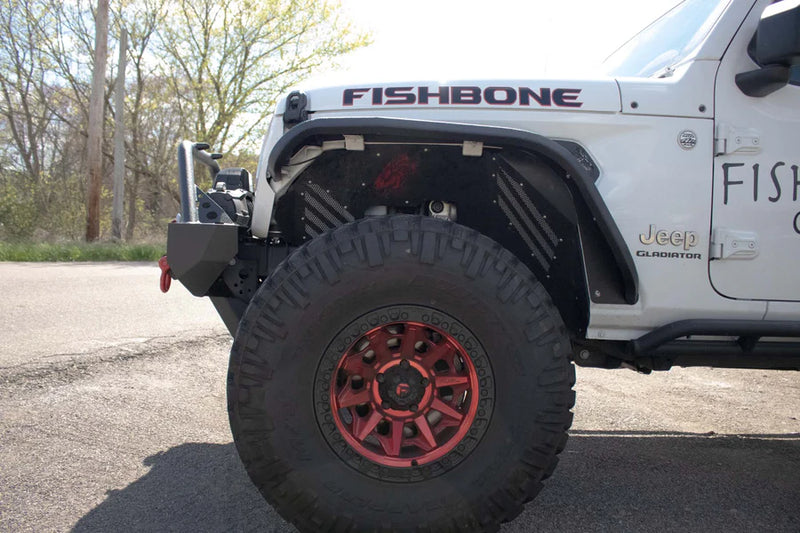 Load image into Gallery viewer, Fishbone Offroad 2018-Current Jeep Wrangler JL, JLU &amp; 2020-Current Jeep JT Gladiator Aluminum Elite Front Fenders
