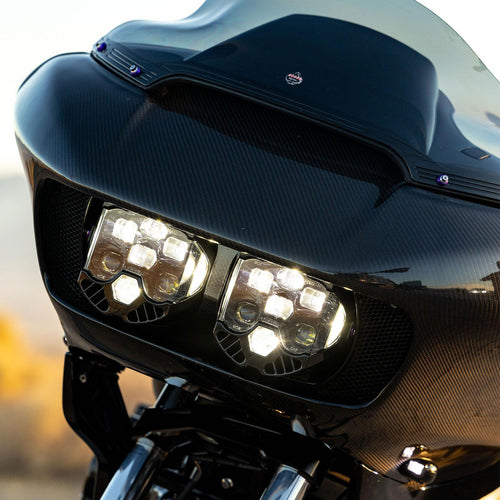 Baja Designs DOT LP6 LED Headlight Kit - 2015-2024 Harley Davidson Road Glide