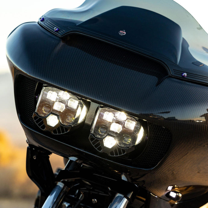Baja Designs DOT LP6 LED Headlight Kit - 2015-2024 Harley Davidson Road Glide