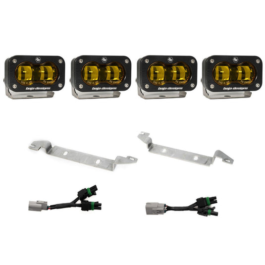 Baja Designs S2 SAE OEM Fog Light Replacement Kit - 2024-On Toyota Tacoma NOTE: TRD Pro/Trailhunter