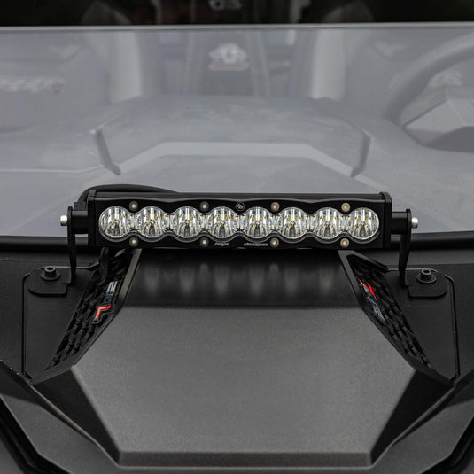 Baja Designs S8 10" Light Bar Hood Mount Kit - Polaris 2025 RZR Pro-R; Pro-S; Pro-XP