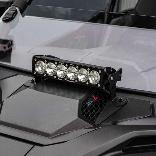 Baja Designs OnX6+ 10" Light Bar Hood Mount Kit - Polaris 2025 RZR Pro-R; Pro-S; Pro-XP