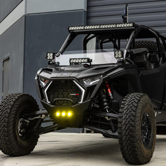 Baja Designs OnX6+ 10" Light Bar Hood Mount Kit - Polaris 2025 RZR Pro-R; Pro-S; Pro-XP