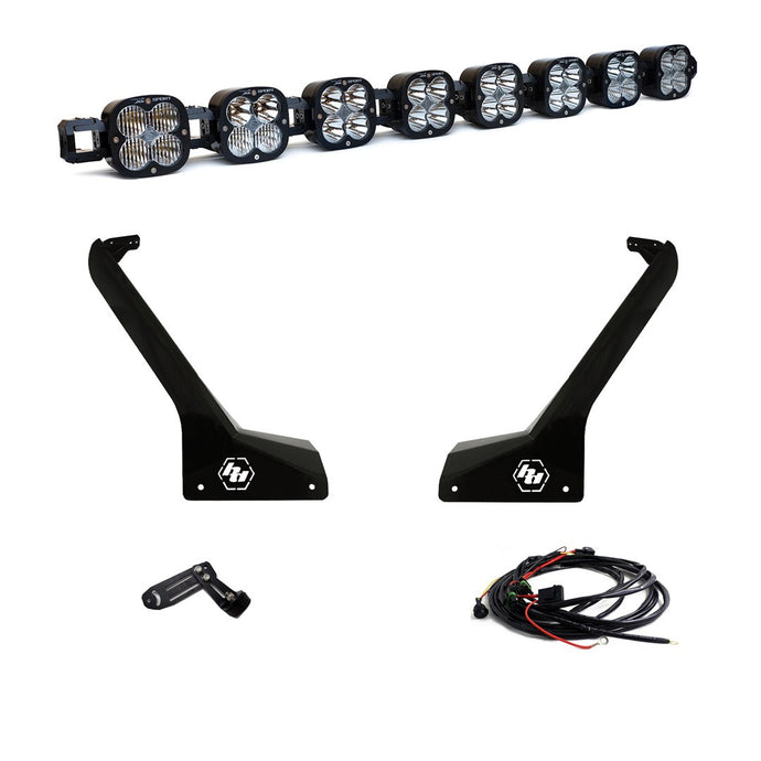 Baja Designs Jeep JL/JT 8XL Linkable Roof Mount Light Kit - Jeep 2020-2025 Gladiator; 2018-2025 Wrangler JL; Exc. Rubicon 392, Mojave, 4xE