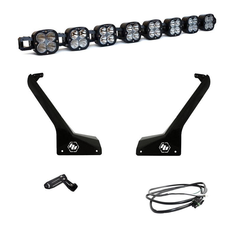Load image into Gallery viewer, Baja Designs Jeep JL/JT 8XL Linkable Roof Mount Light Kit - Jeep 2020-2025 Gladiator; 2018-2025 Wrangler JL; Exc. Rubicon 392, Mojave, 4xE
