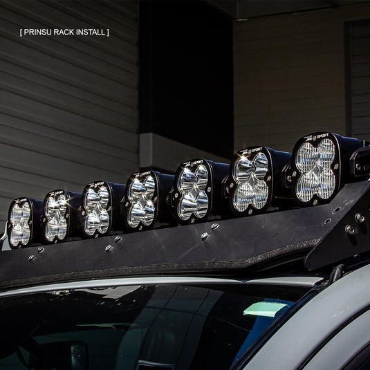 Baja Designs Toyota 7XL Linkable Roof Light Bar Kit For Prinsu Rack - Toyota 2010-24 4Runner; 2007-14 FJ Cruiser; 2005-23 Tacoma; 2007-21 Tundra