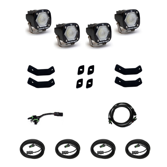 Baja Designs Mercedes S1 Roof Rack Rail Kit - Mercedes-Benz 2019-2025 Sprinter 1500/2500/3500