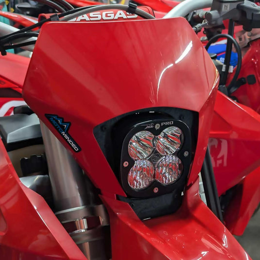Baja Designs GasGas XL Pro (D/C) LED Headlight Kit w/ Hi-Low Harness - 2024-2025 GasGas ES, EC-F, EC
