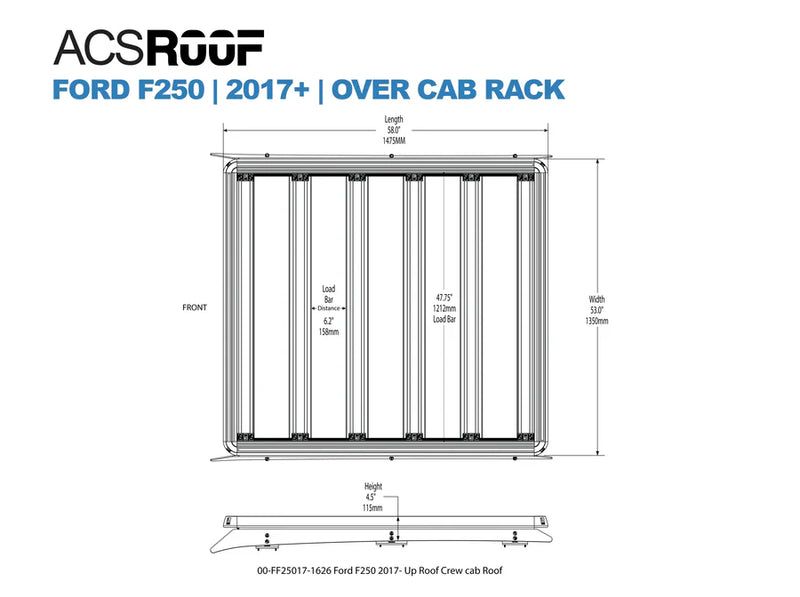 Load image into Gallery viewer, Leitner ACS ROOF | Over Cab Platform Rack for FORD SUPERDUTY
