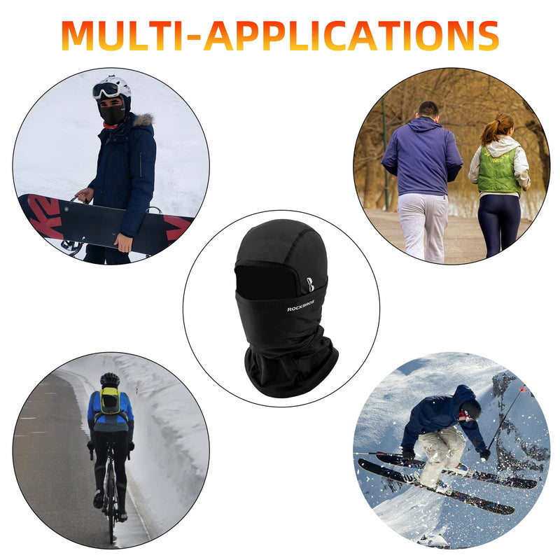Load image into Gallery viewer, ROCKBROS Winter Ski Mask with Filter Pocket, Full Face Balaclava for Men Women
